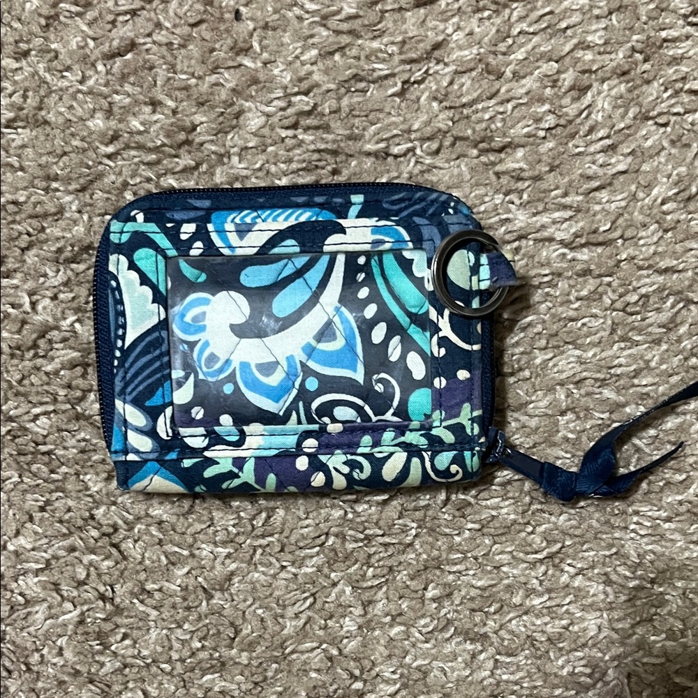 Vera Bradley Floral Blue Women's Wallet